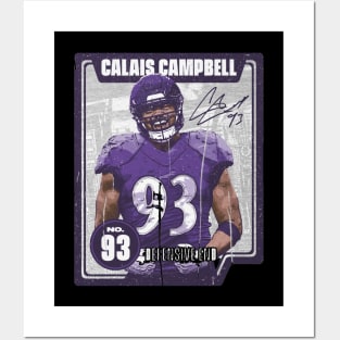 Calais Campbell Baltimore Card Posters and Art